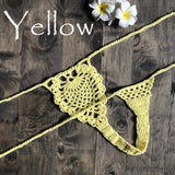 13Colors Super Mini Micro G-strings Thongs Hot Sexy Bikini Bottom Women Swimwear Crochet Cotton Side String Tie Thong