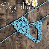 13Colors Super Mini Micro G-strings Thongs Hot Sexy Bikini Bottom Women Swimwear Crochet Cotton Side String Tie Thong