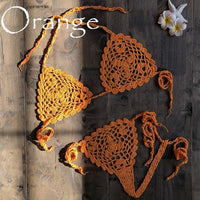 Handmade Crochet Micro Bikini G Thong String Beach Micro Swimwear Sexy Lingerie Sets