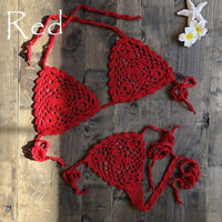 Handmade Crochet Micro Bikini G Thong String Beach Micro Swimwear Sexy Lingerie Sets