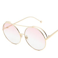 Punk Alloy Sunglasses Women Round Eyeglasses Classic Spectacles Men UV400