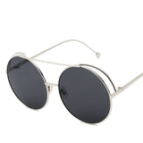 Punk Alloy Sunglasses Women Round Eyeglasses Classic Spectacles Men UV400