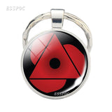 Anime Naruto Sharingan Eye Cosplay Keychain Kakashi Sasuke Sharingan Eye Jewelry Anime Keychains for Men Gifts for Him Boyfriend