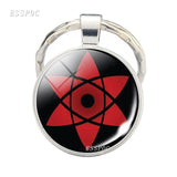 Anime Naruto Sharingan Eye Cosplay Keychain Kakashi Sasuke Sharingan Eye Jewelry Anime Keychains for Men Gifts for Him Boyfriend