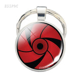 Anime Naruto Sharingan Eye Cosplay Keychain Kakashi Sasuke Sharingan Eye Jewelry Anime Keychains for Men Gifts for Him Boyfriend