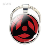 Anime Naruto Sharingan Eye Cosplay Keychain Kakashi Sasuke Sharingan Eye Jewelry Anime Keychains for Men Gifts for Him Boyfriend