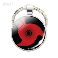 Anime Naruto Sharingan Eye Cosplay Keychain Kakashi Sasuke Sharingan Eye Jewelry Anime Keychains for Men Gifts for Him Boyfriend