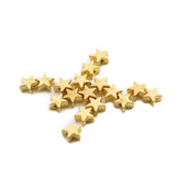 200pcs/lot 6*6mm Inside Hole 1mm CCB Gold Silver Color Star Spacer Beads End Caps Beads DIY Jewelry Making Findings Charm Beads