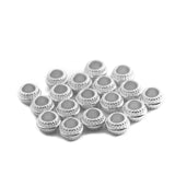 200pcs/lot 6*6mm Inside Hole 1mm CCB Gold Silver Color Star Spacer Beads End Caps Beads DIY Jewelry Making Findings Charm Beads