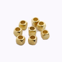 200pcs/lot 6*6mm Inside Hole 1mm CCB Gold Silver Color Star Spacer Beads End Caps Beads DIY Jewelry Making Findings Charm Beads