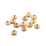 200pcs/lot 6*6mm Inside Hole 1mm CCB Gold Silver Color Star Spacer Beads End Caps Beads DIY Jewelry Making Findings Charm Beads