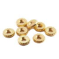 200pcs/lot 6*6mm Inside Hole 1mm CCB Gold Silver Color Star Spacer Beads End Caps Beads DIY Jewelry Making Findings Charm Beads