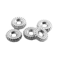 200pcs/lot 6*6mm Inside Hole 1mm CCB Gold Silver Color Star Spacer Beads End Caps Beads DIY Jewelry Making Findings Charm Beads