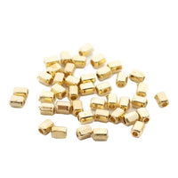 200pcs/lot 6*6mm Inside Hole 1mm CCB Gold Silver Color Star Spacer Beads End Caps Beads DIY Jewelry Making Findings Charm Beads