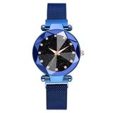 Ladies Magnetic Starry Sky Clock Women Watches Fashion Diamond Female Quartz Wristwatch