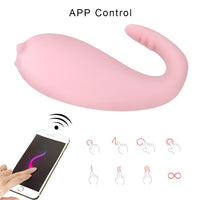 8 Frequency Silicone Vibrator Wireless Remote control APP Bluetooth Connect Monster Pub Vibrator for Women