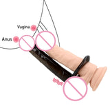 Dildo Vibrator Double Penetration Strapon G Spot Vibrator Toys Anal Butt Plug Anal Plug for Men Women
