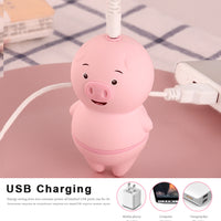 Masturbator Cute Pig Tongue Licking Vibrator for Woman Clitoris Stimulator 6 Modes Nipple Massager