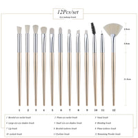 7/10/14Pcs Makeup Brushes Tool Set Cosmetic Powder Eye Shadow Foundation Blush Blending Beauty Make Up Brush Maquiagem