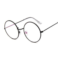 Vintage Clear Lens Glasses Women Eyewear Retro Metal Frame Eyeglasses Black Small Red Round Circle Eye Glasses