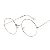 Vintage Clear Lens Glasses Women Eyewear Retro Metal Frame Eyeglasses Black Small Red Round Circle Eye Glasses