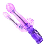 Dildo Vibrator Rabbit Vibrator Triple Vibration G-spot Massager Clitoris Vagina Stimulator for Women