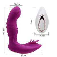 Oral Licking Clit Stimulator for Women Panties Lay On Vibrator G-spot Massager Wearable Dildo Vibrator