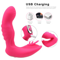 Oral Licking Clit Stimulator for Women Panties Lay On Vibrator G-spot Massager Wearable Dildo Vibrator
