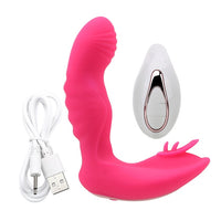 Oral Licking Clit Stimulator for Women Panties Lay On Vibrator G-spot Massager Wearable Dildo Vibrator