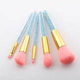 5Pcs Blush Brush Makeup Brushes Set Colorful Professional Powder Eyebrow Foundation Eyeliner Concealer Brush