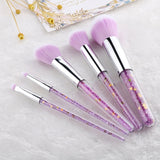 5Pcs Blush Brush Makeup Brushes Set Colorful Professional Powder Eyebrow Foundation Eyeliner Concealer Brush