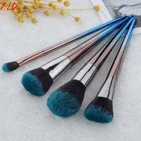 4pcs Makeup brush set Professional Kabuki Face Powder Brushes Set Blush Foundation Makeup Tools Set Kit