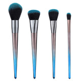 4pcs Makeup brush set Professional Kabuki Face Powder Brushes Set Blush Foundation Makeup Tools Set Kit