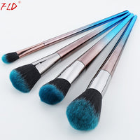 4pcs Makeup brush set Professional Kabuki Face Powder Brushes Set Blush Foundation Makeup Tools Set Kit