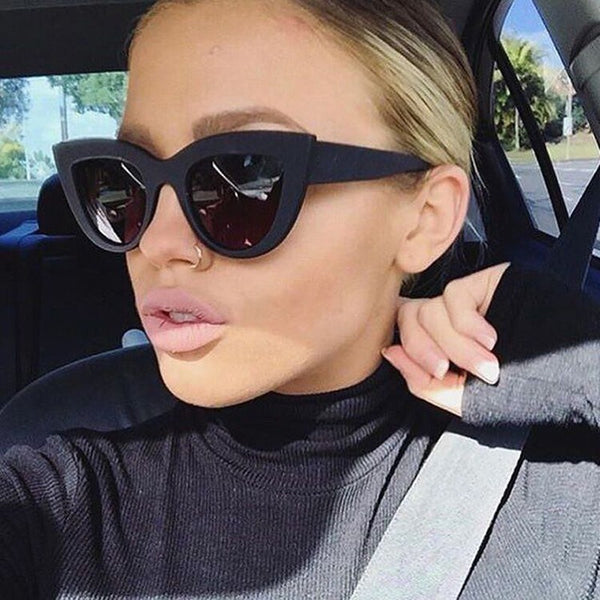 Cat Eye Sunglasses Women Cateye Oval Sun Glasses for Female Ladies UV400