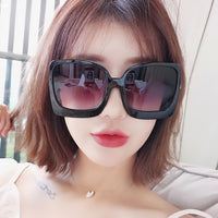 Oversized Sunglasses Women Plastic Female Big Frame Gradient Sun Glasses UV400 Gafas De Sol Mujer