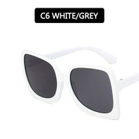 Oversized Sunglasses Women Plastic Female Big Frame Gradient Sun Glasses UV400 Gafas De Sol Mujer