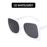 Oversized Sunglasses Women Plastic Female Big Frame Gradient Sun Glasses UV400 Gafas De Sol Mujer