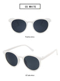 New Korean Retro Cat Eye Sunglasses Women Fashion Wild Round Frame Sun Glasses Men Brand Design Trend Mirror Sunglass UV400