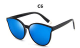 Top Cat Eye Glasses Sunglasses Women Blue Sea Sun Glasses Lady Female Oculos De Sol UV400