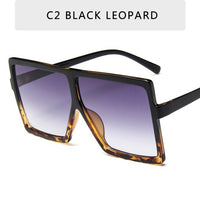 Plastic Oversized Sunglasses Women Big Square Frame Sunglasses for Female UV400 Sun Glasses Oculos Masculino