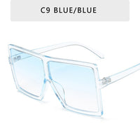 Plastic Oversized Sunglasses Women Big Square Frame Sunglasses for Female UV400 Sun Glasses Oculos Masculino