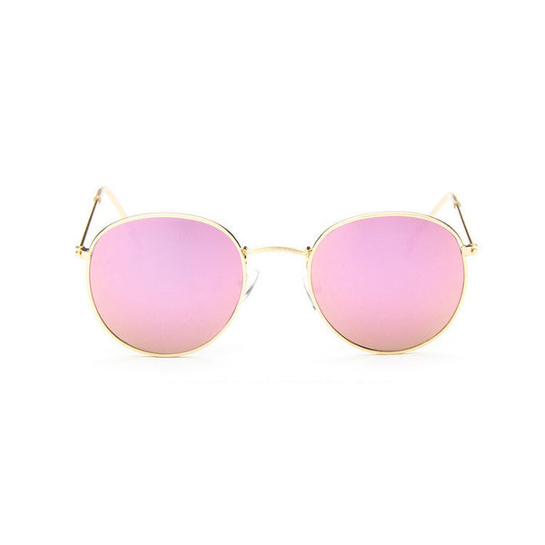 Round Sunglasses Women Sun Glasses for Women Alloy Mirror Sunglasses Ray Female