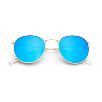 Round Sunglasses Women Sun Glasses for Women Alloy Mirror Sunglasses Ray Female