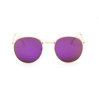 Round Sunglasses Women Sun Glasses for Women Alloy Mirror Sunglasses Ray Female