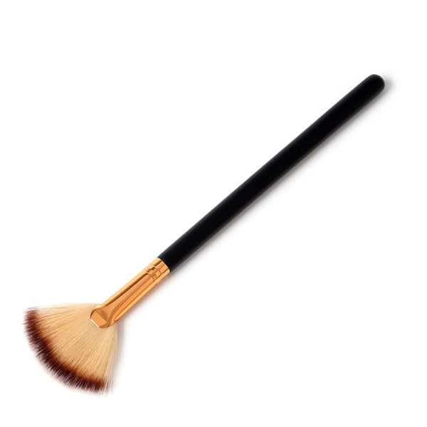 Wood Handle 1pcs Face Brush 7 Colors Face Powder Makeup Brush