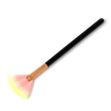 Wood Handle 1pcs Face Brush 7 Colors Face Powder Makeup Brush