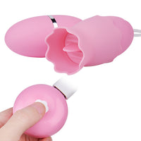 12 Speeds Vibrating Egg Tongue Licking Vibrator Vagina Ball G Spot Massager Nipple Clitoris Stimulator for Women