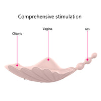 Butterfly Vibrator Remote Control Invisible Wear Panties Vagina Clitoris Stimulator Perineum Anus Massage for Women