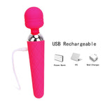 for Woman Vibrating Dildo Powerful Magic Wand AV Vibrator Clitoris Stimulator Masturbator G Spot Massager
